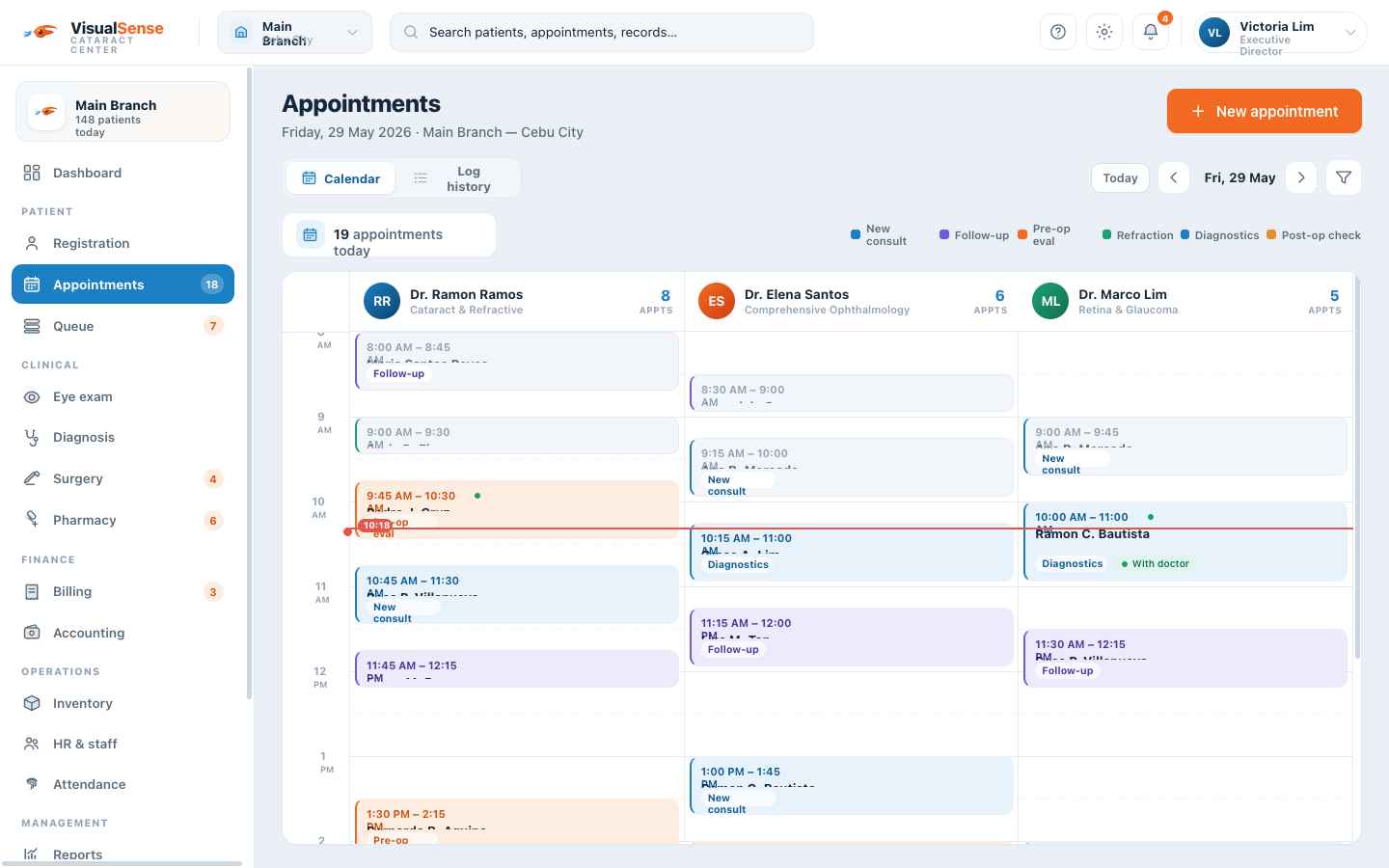 Clinic & healthcare system interface